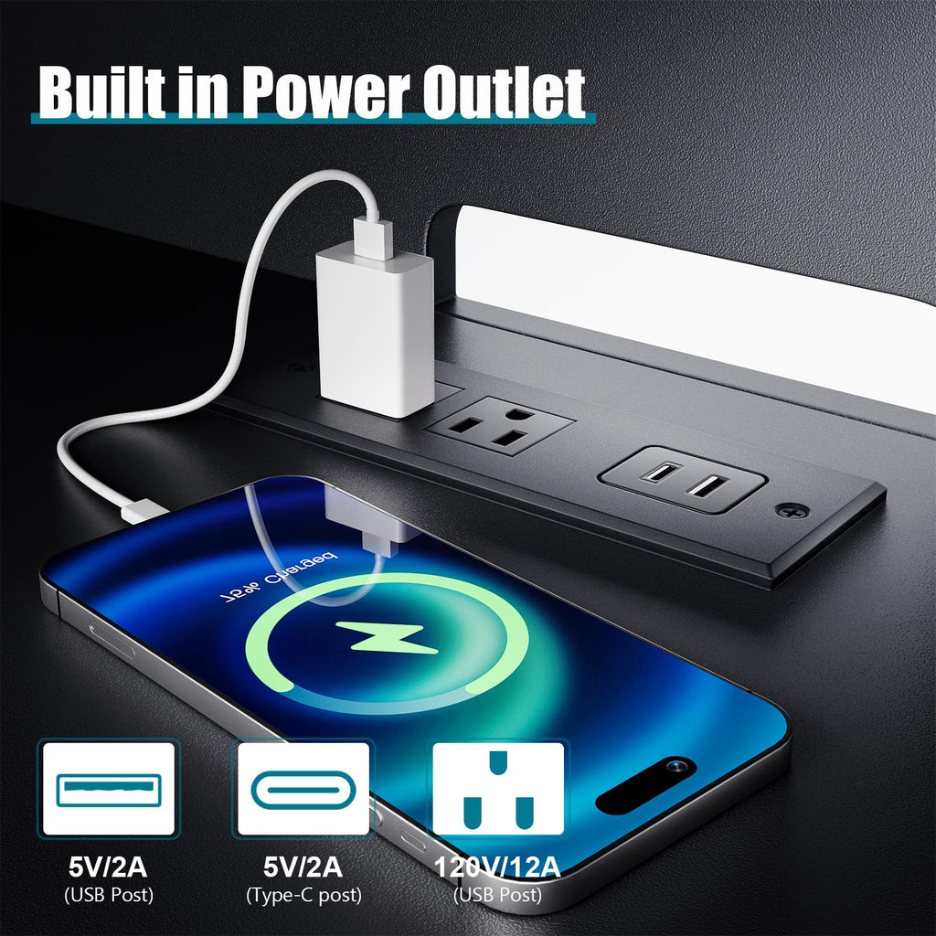 Naice TV Stand for 80 Inch TVs, LED Entertainment Center with Power Outlet, Farmhouse TV Stand w/Drawers & Sliding Barn Door, Media Console with Storage Cabinets for Living Room, White&Brown